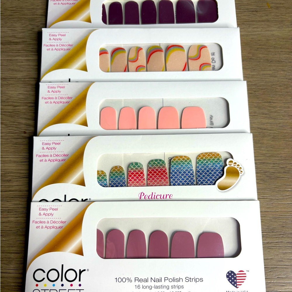 Color Street Girly Summer Bundle (5 Sets)